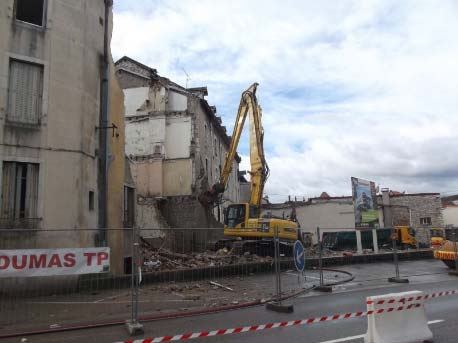 Démolition d’un bâtiment